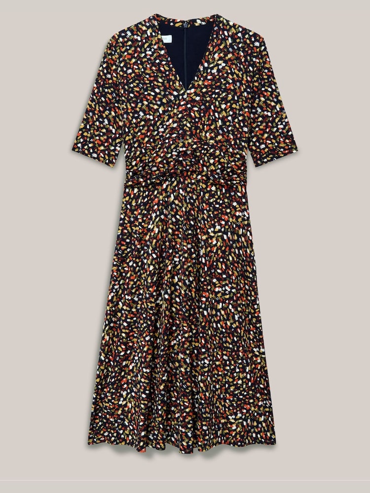 Hobbs Brown Jaci Jersey Dress - Image 5 of 5