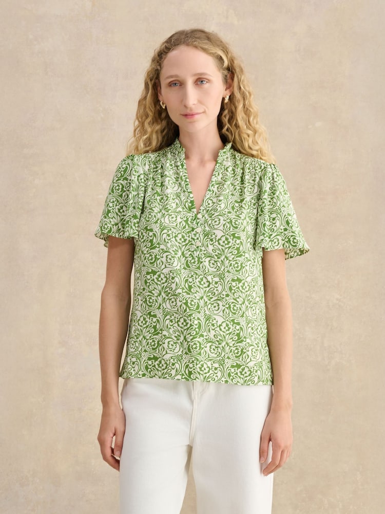 Hobbs Green Tania Blouse - Image 1 of 5