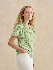 Hobbs Green Tania Blouse - Image 2 of 5