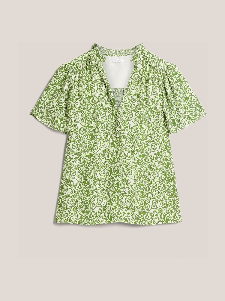 Hobbs Green Tania Blouse - Image 5 of 5