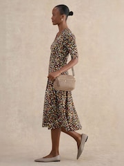 Hobbs Blue Petite Jaci Jersey Dress - Image 4 of 5