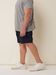 BadRhino Big & Tall Blue Stretch Elasticated Waist Chino Shorts - Image 3 of 6