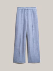 Hobbs Blue Petite Estella Trousers - Image 5 of 5