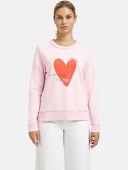 Smith & Soul Pink Regular Fit Slogan Sweatshirt - Image 1 of 5