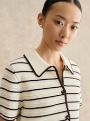 Hobbs Brown Alderton Crochet Shirt - Image 4 of 5