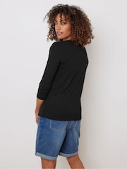 M&Co Black Cotton Top - Image 2 of 4