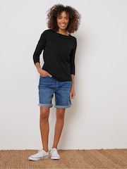 M&Co Black Cotton Top - Image 3 of 4