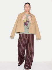 Jigsaw Green Painted Iris Print Jumper - Image 3 of 7