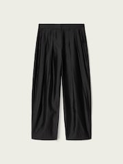 AllSaints Black Becca Sheer Trousers - Image 6 of 6