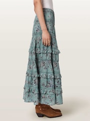 AllSaints Blue Talia Skirt - Image 1 of 7