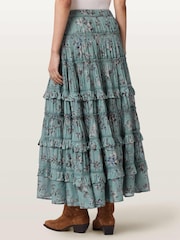 AllSaints Blue Talia Skirt - Image 4 of 7