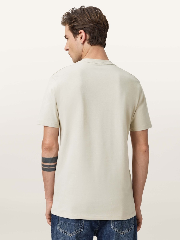 AllSaints Brown Brace Short Sleeve Crew Neck T-Shirt - Image 2 of 6