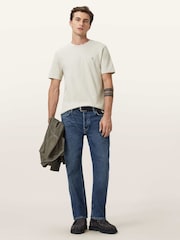 AllSaints Brown Brace Short Sleeve Crew Neck T-Shirt - Image 3 of 6