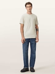 AllSaints Brown Brace Short Sleeve Crew Neck T-Shirt - Image 4 of 6
