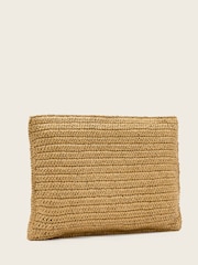 AllSaints Brown Bettina Raffia Bag - Image 1 of 3