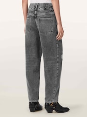 AllSaints Grey Daisy Tapered Jeans - Image 2 of 7