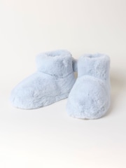 FatFace Farah Light Blue Faux Fur Boot Slipper - Image 3 of 3