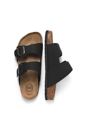 Preto - JACK & JONES Two Strap Suede Sandals - Imagem 5 de 7