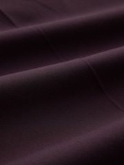 Burgundy Red Tailored Wide Leg Trousers With Wool - Image 8 of 8