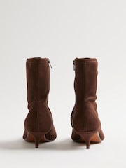 River Island Point Kitten Heel Sock Boots - Изображение 3 5