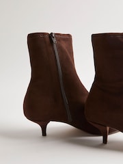 River Island Point Kitten Heel Sock Boots - Изображение 4 5