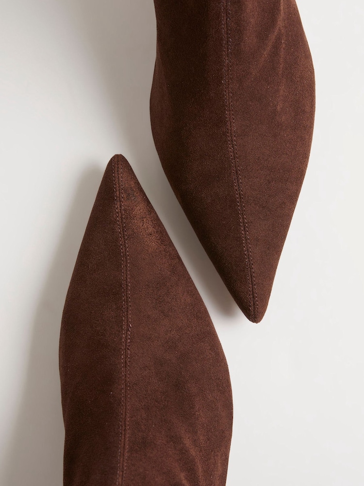 River Island Point Kitten Heel Sock Boots - Изображение 5 5 River Island Point Kitten Heel Sock Boots - Изображение 5 5