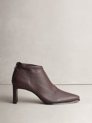 Burgundy Red N.Premium Leather Chisel Toe Shoe Boots - Image 1 of 6