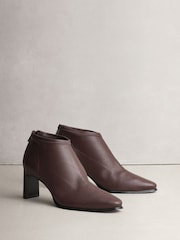 Burgundy Red N.Premium Leather Chisel Toe Shoe Boots - Image 2 of 6