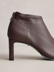 Burgundy Red N.Premium Leather Chisel Toe Shoe Boots - Image 3 of 6