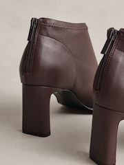 Burgundy Red N.Premium Leather Chisel Toe Shoe Boots - Image 4 of 6