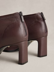 Burgundy Red N.Premium Leather Chisel Toe Shoe Boots - Image 5 of 6