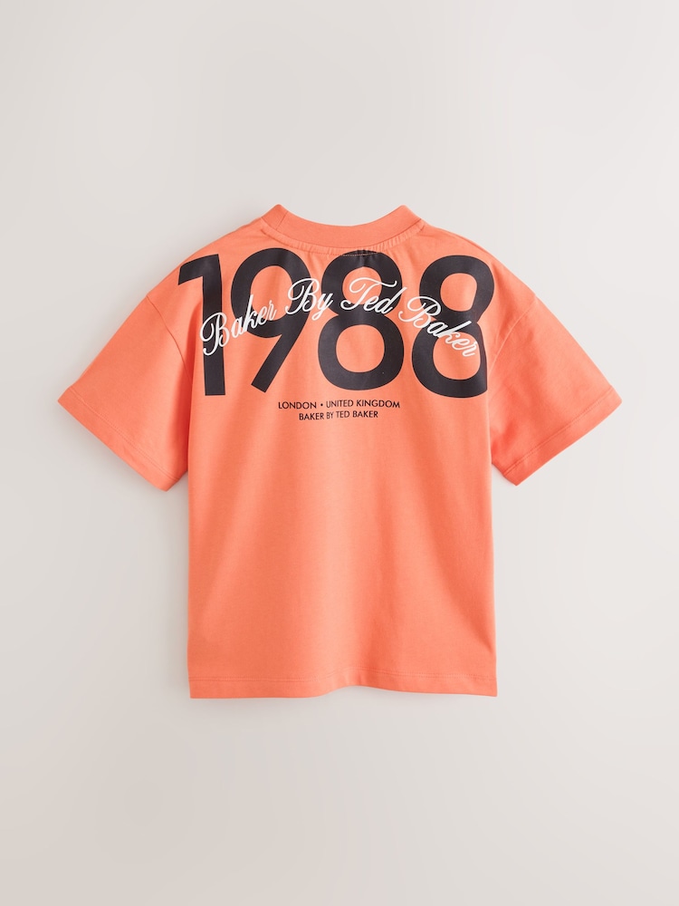 Baker by Ted Baker Oversized Graphic T-Shirt - Image 2 of 6