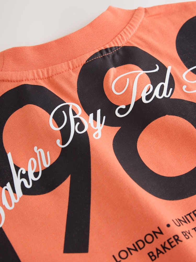 Baker by Ted Baker Oversized Graphic T-Shirt - Image 6 of 6