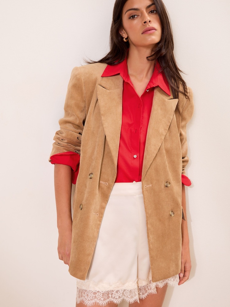 Lipsy Red Poplin Shirt - Image 4 of 4 Lipsy Red Poplin Shirt - Image 4 of 4