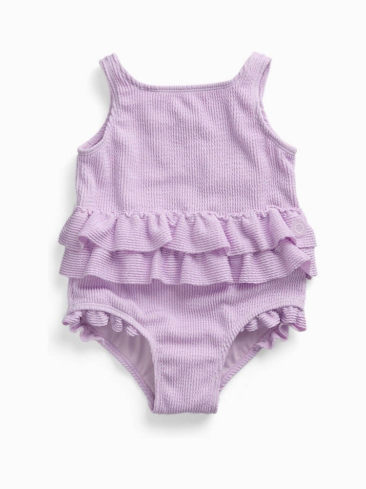 MORI Purple Frill Purple Swimsuit - Image 4 of 4