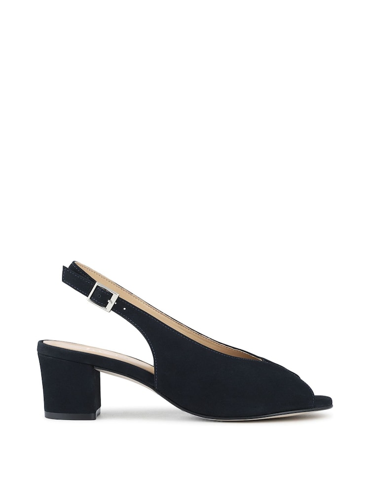 Jones Bootmaker Navy Nubuck Sonnet Mary Janes Leather Shoes - Image 1 of 5 Jones Bootmaker Navy Nubuck Sonnet Mary Janes Leather Shoes - Image 1 of 5