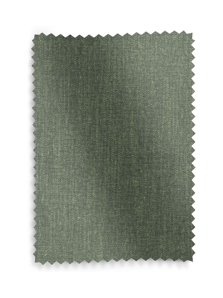 Relaxed Linen Look Mid Green Mid Wood Leg Anderson Bar Stool - Image 8 of 8