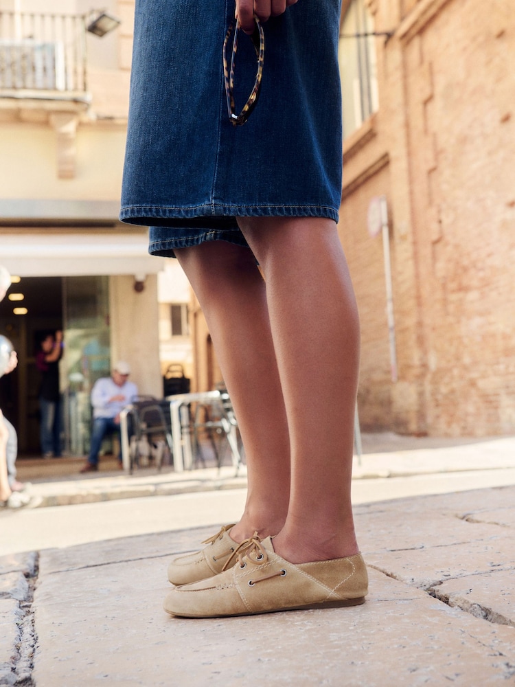 Russell & Bromley Sand Suede Somerford Loafers - Image 8 of 8 Russell & Bromley Sand Suede Somerford Loafers - Image 8 of 8