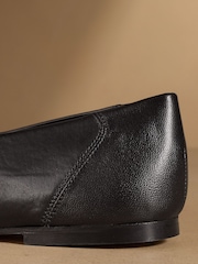 Russell & Bromley Black Norbury Ballet Flats - Image 6 of 7