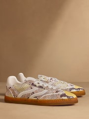 Russell & Bromley Snake Print Northflete Laceup Shoes - Image 1 of 7