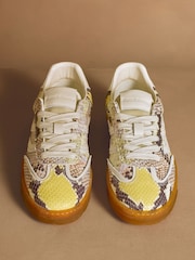 Russell & Bromley Snake Print Northflete Laceup Shoes - Image 3 of 7