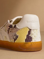 Russell & Bromley Snake Print Northflete Laceup Shoes - Image 6 of 7