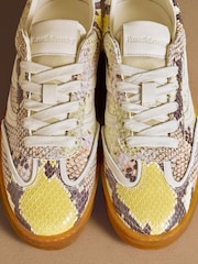 Russell & Bromley Snake Print Northflete Laceup Shoes - Image 7 of 7