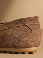 Russell & Bromley Brown Suede Stapeley Loafers - Image 5 of 7