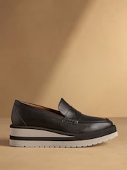 Negru - Russell & Bromley Blakelow Flatform Loafers - Imaginea 2 din 7