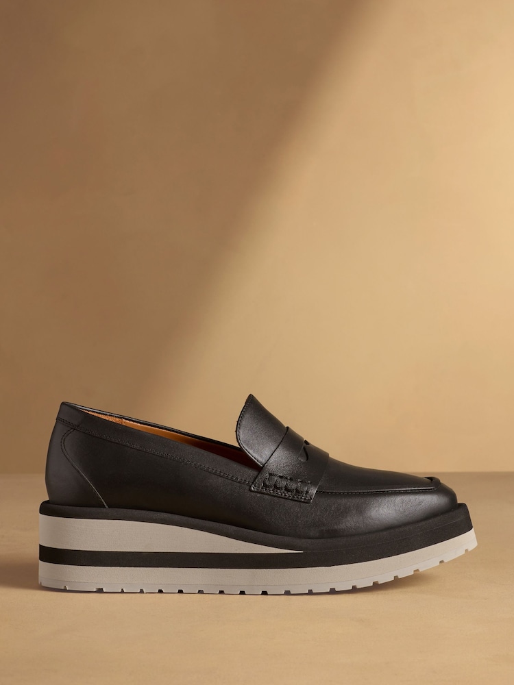 Negru - Russell & Bromley Blakelow Flatform Loafers - Imaginea 2 din 7