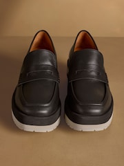Negru - Russell & Bromley Blakelow Flatform Loafers - Imaginea 3 din 7