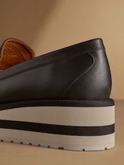 Negru - Russell & Bromley Blakelow Flatform Loafers - Imaginea 6 din 7