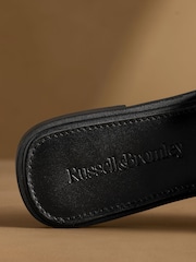 Russell & Bromley Black Newby Interlock Sandals - Image 6 of 7