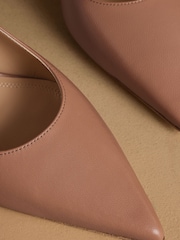 Russell & Bromley Blush Pink Hillcliffe Slingback High Heeled Courts - Image 4 of 7